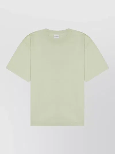 Closed Regular Fit Crew Neck Short Sleeve T Shirt In Green