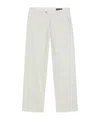 Closed Relaxed Pants In White