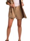 Closed Revyl Shorts In Soft Beige In Brown