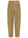 Closed Rhannon Argila Beige Cotton Pants In Green