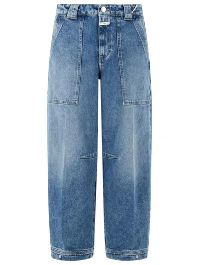 Closed Rhannon Wide-leg Jeans In Blue