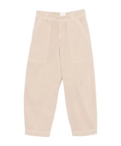 Closed Rhannon Patch-pocket Tapered Trousers In Brown