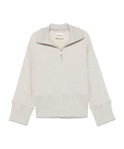 Closed Rib Zipper Hoodie
