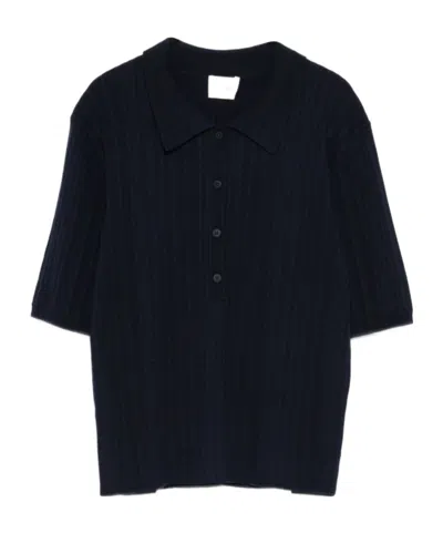 CLOSED RIBBED BUTTONED T-SHIRT
