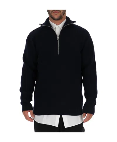 CLOSED RIBBED ZIP-UP SWEATSHIRT