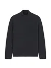 Closed Ribbed-knit Sweater In Gray