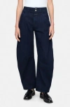 Closed Ridge-x Barrel Leg Jeans In Blue