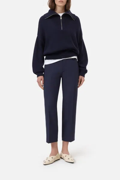 Closed Sarandon Straight-leg Pants In New Navy In Blue
