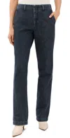 Closed Hi-sun Mid-rise Skinny Jeans In Dark Blue