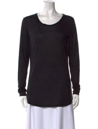 Pre-owned Closed Scoop Neck Long Sleeve T-shirt W/ Tags In Black