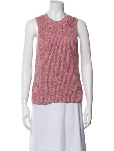 Pre-owned Closed Scoop Neck Sweater In Pink