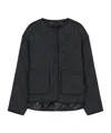 Closed Short Quilted Jacket In Blue