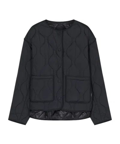 Closed Short Quilted Jacket In Blue
