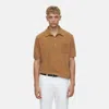 CLOSED SHORT SLEEVE SHIRT WITH POLO COLLAR