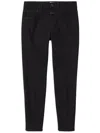 Closed Skinny-cut Cropped Jeans In Black