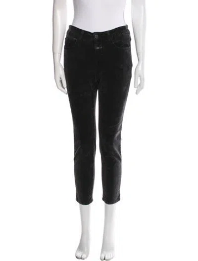 Pre-owned Closed Skinny Leg Pants In Black