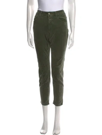 Pre-owned Closed Skinny Leg Pants In Green