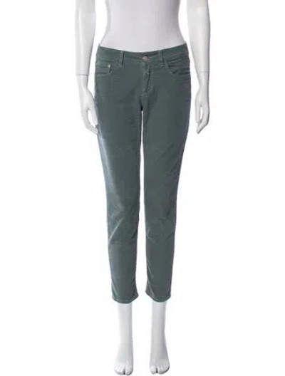 Pre-owned Closed Skinny Leg Pants In Green