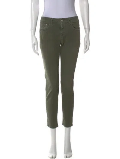 Pre-owned Closed Skinny Leg Pants In Green