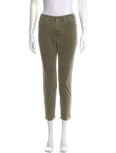 Pre-owned Closed Skinny Leg Pants In Green