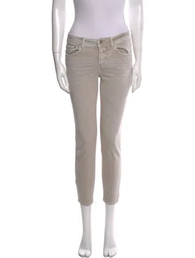 Pre-owned Closed Skinny Leg Pants In Neutral