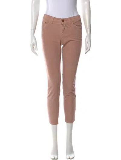 Pre-owned Closed Skinny Leg Pants In Pink