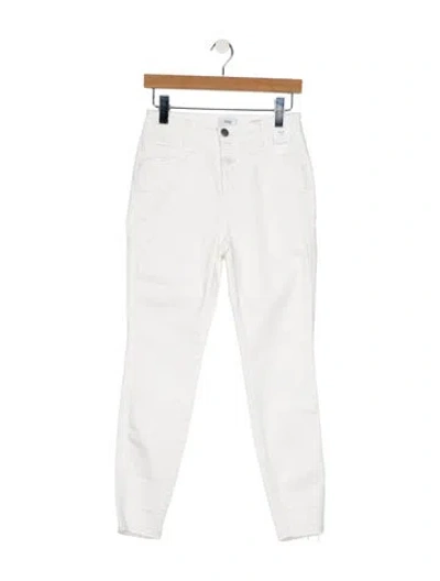 Pre-owned Closed Skinny Leg Pants In White