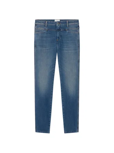Closed Skinny Pusher Jeans In Blue