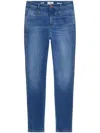 Closed Skinny Pusher Jeans In Mid Blue In Blue