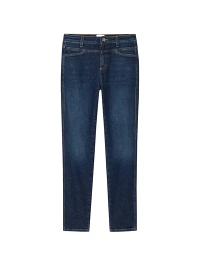 Closed Skinny Pusher X-pockets Jeans In Blue