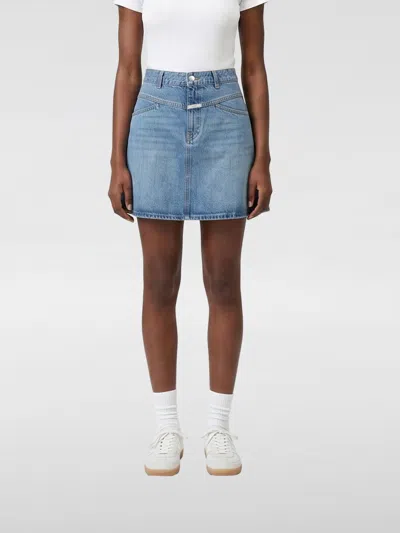 Closed Skirt Woman In Blue