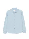 Closed Sky Blue Regular Solid Shirt In Blue