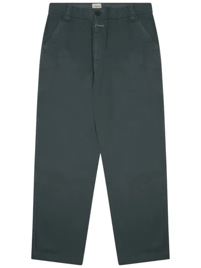 Closed Sportland Tapered Trousers In Green
