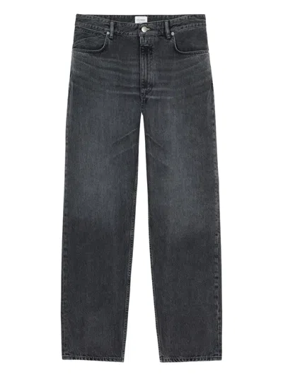 Closed Springdale Straight-leg Jeans In Gray