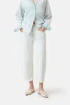 Closed Stover Relaxed Mid-rise Waist Jeans In Extrem Light In White