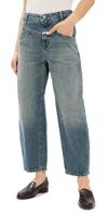 Closed Gillan Rigid Mid-rise Flared Jeans In Mid Blue