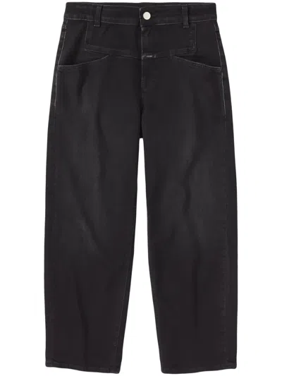 Closed Stover-x Tapered Jeans In Black