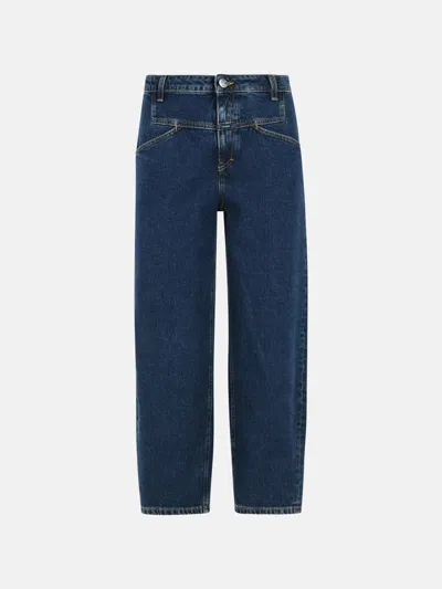 Closed Stover-x High-waisted Straight-leg Jeans In Blue