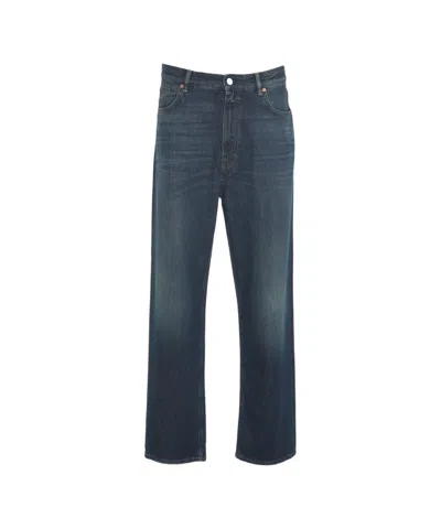 Closed Straight-fit Denim Jeans With Classic Five-pocket Design In Blue