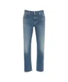 Closed Cooper True Mid-rise Straight-leg Jeans In Blue