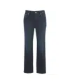 Closed Straight Leg Denim Jeans With Hidden Zipper Closure And Timeless Fit In Blue