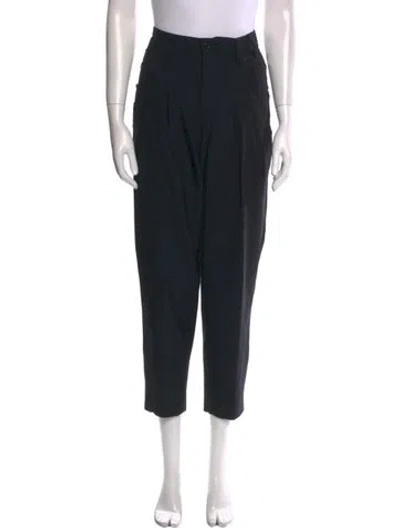 Pre-owned Closed Straight Leg Pants In Black