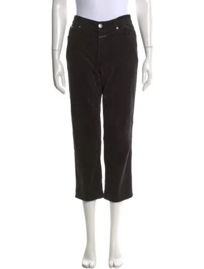 Pre-owned Closed Straight Leg Pants In Black