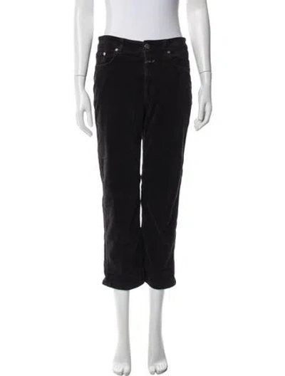 Pre-owned Closed Straight Leg Pants In Black
