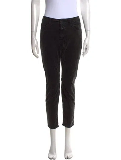 Pre-owned Closed Straight Leg Pants In Black