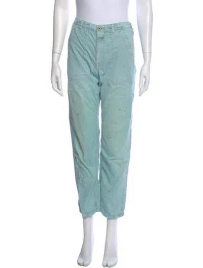 Pre-owned Closed Straight Leg Pants In Blue