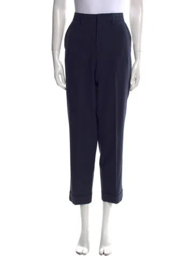 Pre-owned Closed Straight Leg Pants In Blue