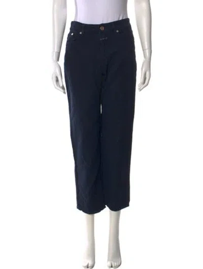 Pre-owned Closed Straight Leg Pants In Blue
