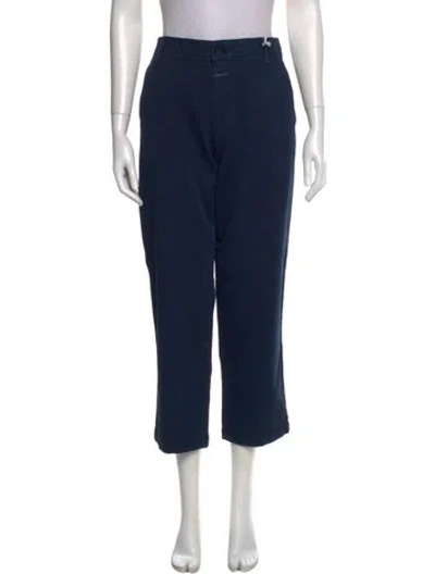 Pre-owned Closed Straight Leg Pants In Blue