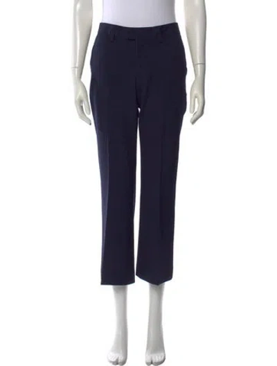Pre-owned Closed Straight Leg Pants In Blue